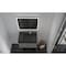 Castello Usa Amazon 30-inch Gray Right Vanity Set with Black Top and Gold Handles CB-MC-30G-GLD-2056R-BL - alternate 7